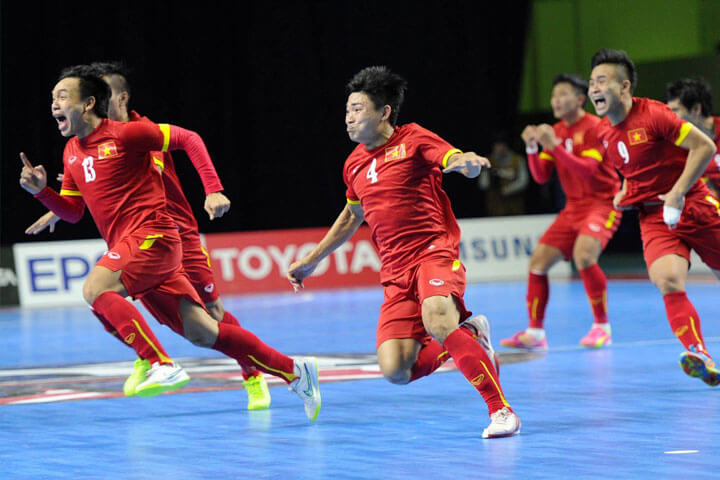 Futsal Việt Nam từng vào đến vòng 1/18 World Cup