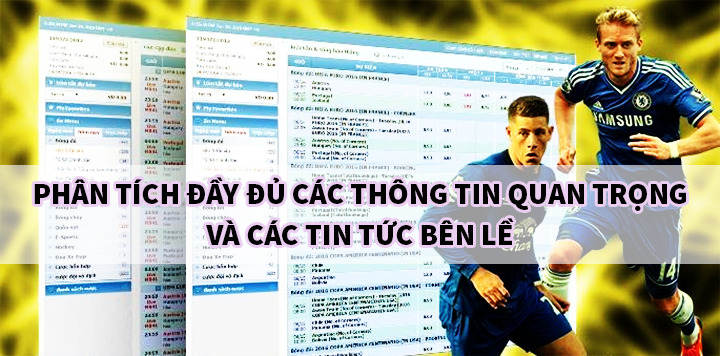 Phân tích thông tin đầy đủ giúp bạn dễ dàng soi kèo hơn.