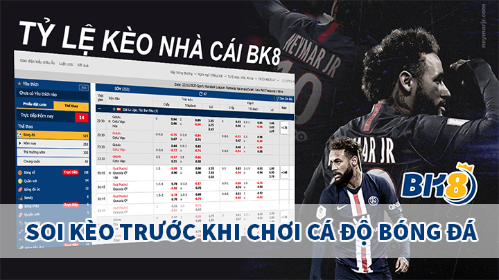 Soi kèo bóng đá trước khi cá độ bóng đá
