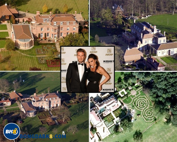 Ngoài các công ty dự án lơn, vợ chồng mà Beckham còn sở hữu vô vàn biệt thự và siêu xe.