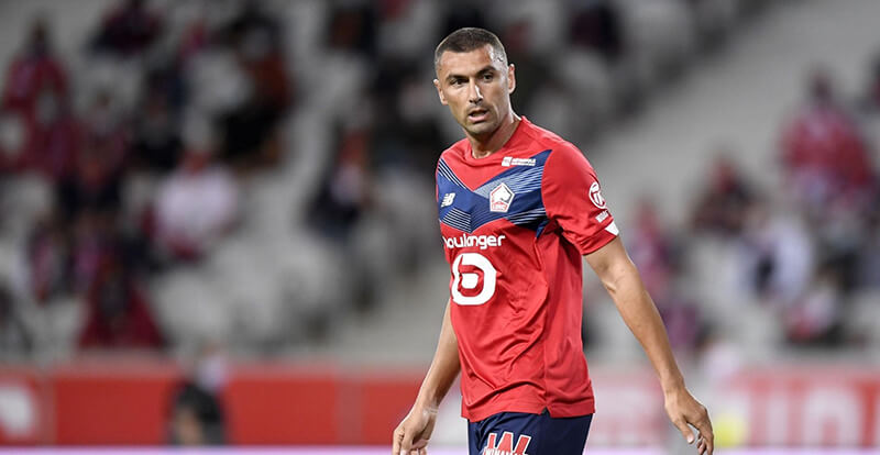 Burak Yilmaz là chân sút nổi bật trong đội hình Lille 2021