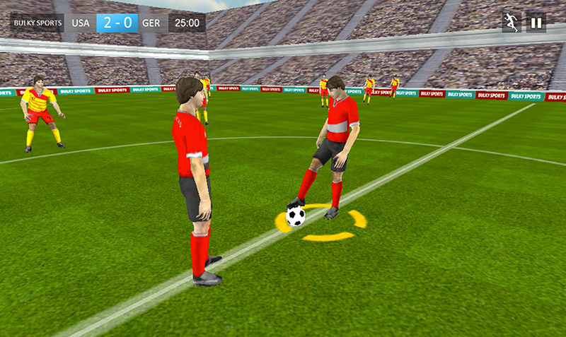 Real Football còn đem đến cho các game thủ chế độ thi đấu online