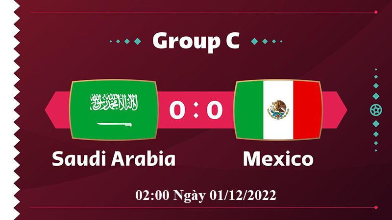 Link xem trực tiếp trận Ả Rập Xê-út vs Mexico